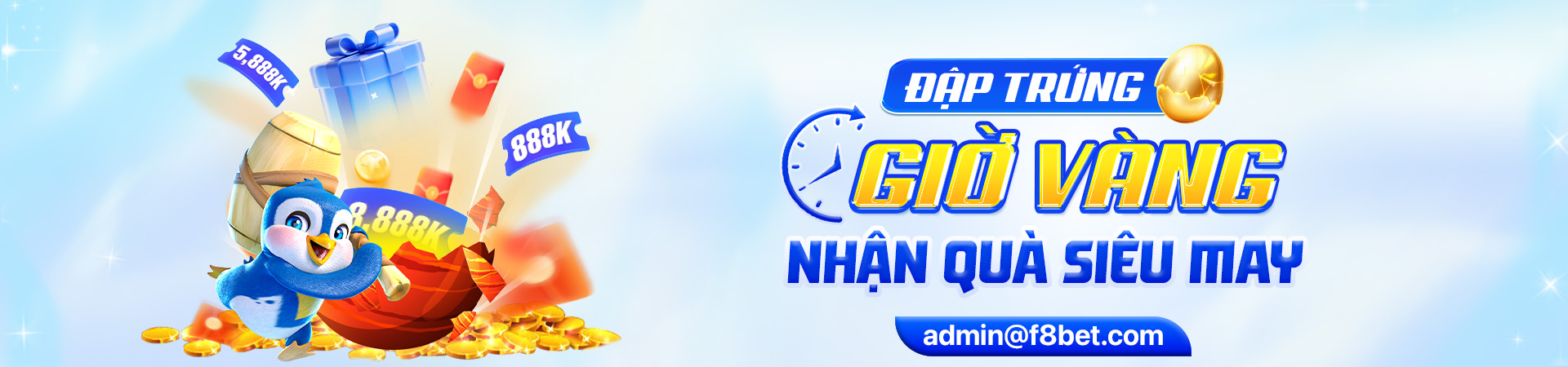 f8bet banner sự kiện gà đập trứng vàng